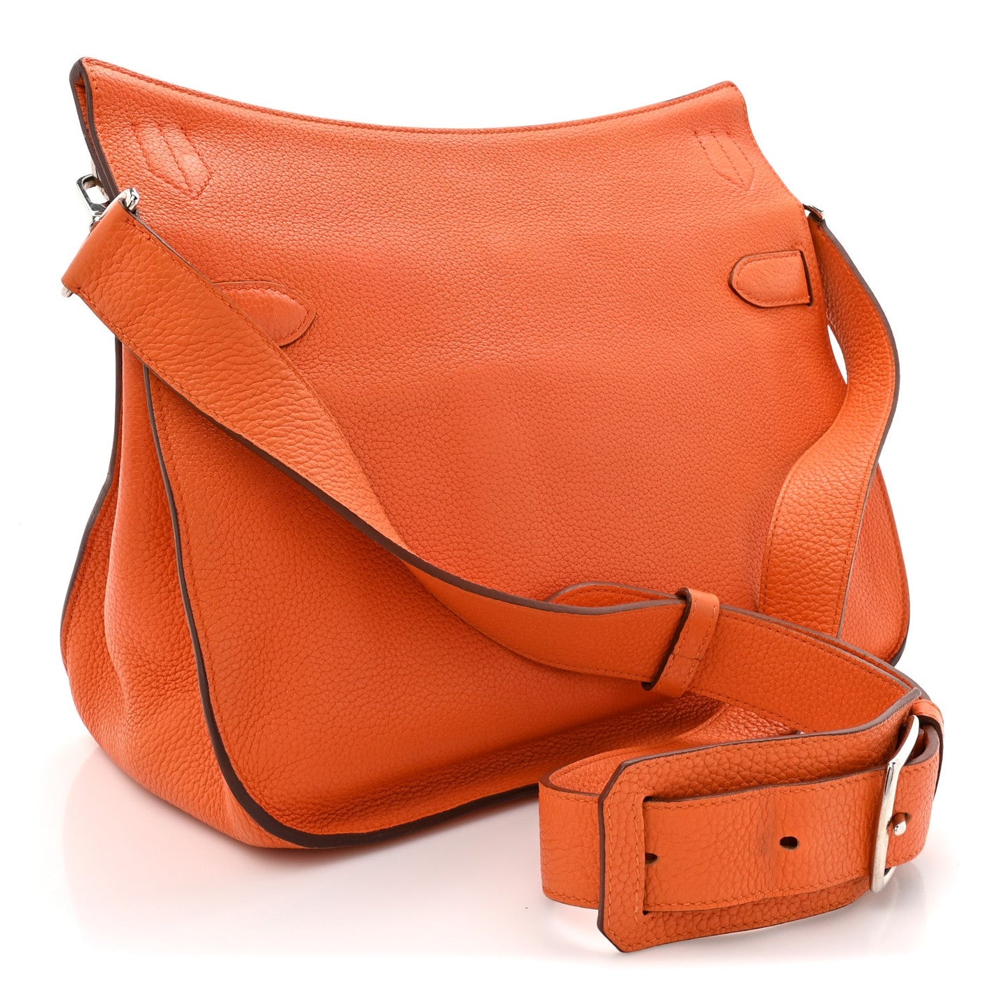 Hermes Taurillon Clemence Jypsiere 31 Orange