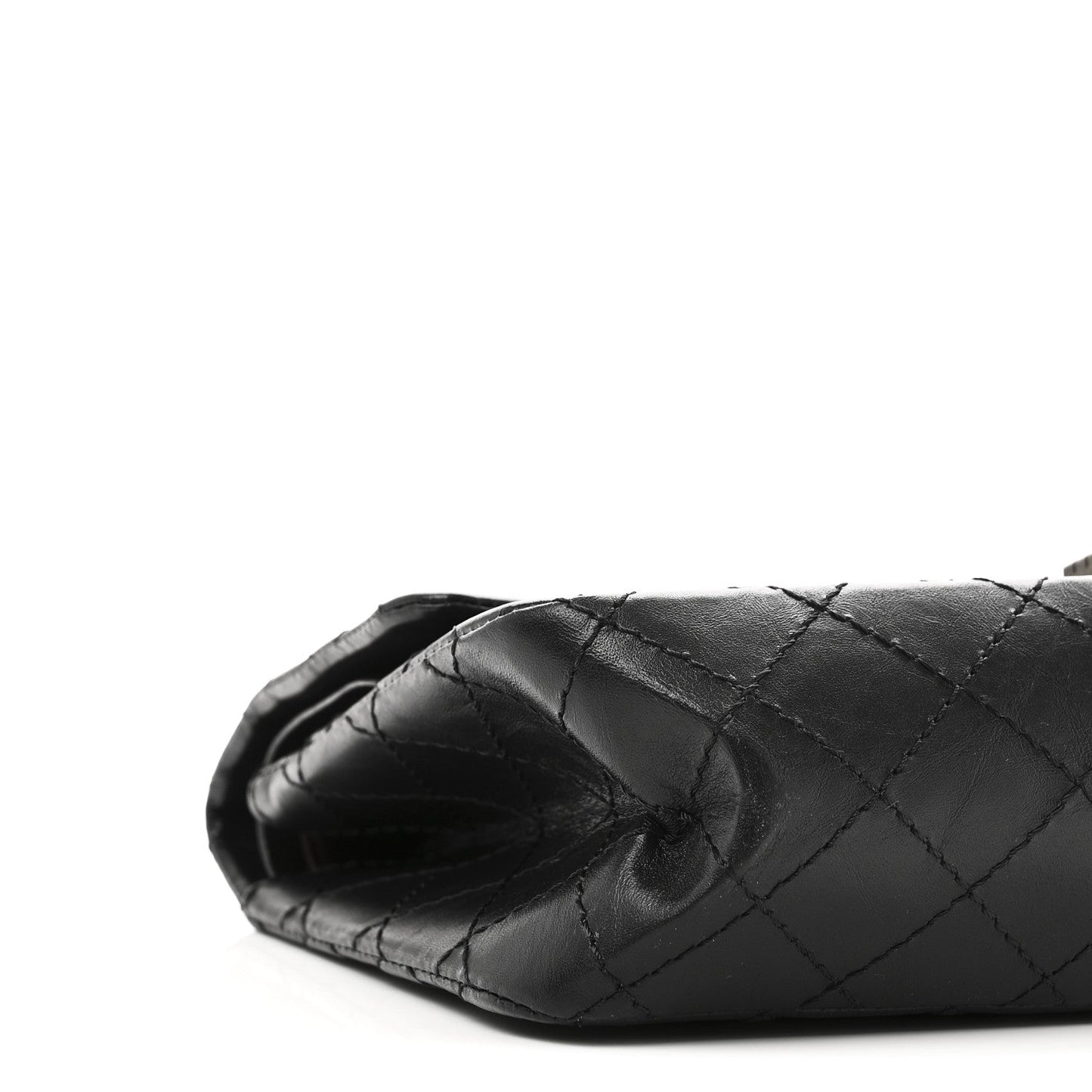 Chanel Aged Calfskin Quilted 2.55 Reissue 225 Flap Black