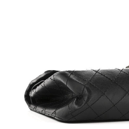 Chanel Aged Calfskin Quilted 2.55 Reissue 225 Flap Black