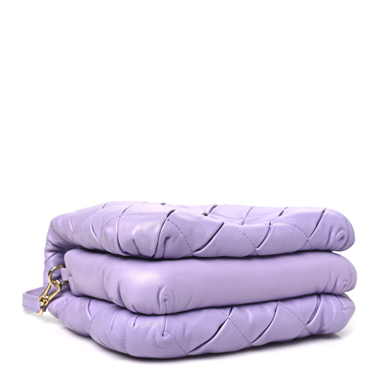 Loewe Lambskin Pleated Goya Puffer Bag Light Mauve