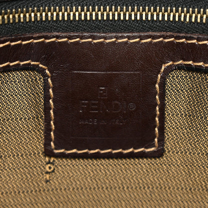 Fendi Zucca Zipped Baguette Tobacco