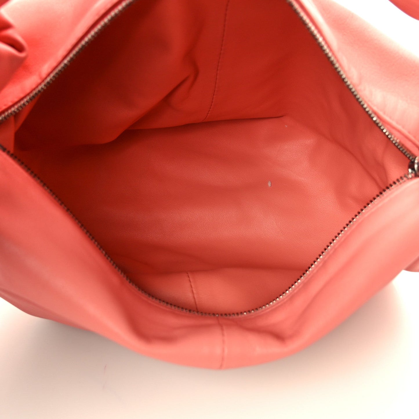 Bottega Veneta Calfskin Mini Double Knot Bag Peach