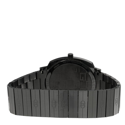Gucci PVD Stainless Steel 38mm Grip Quartz Watch Black