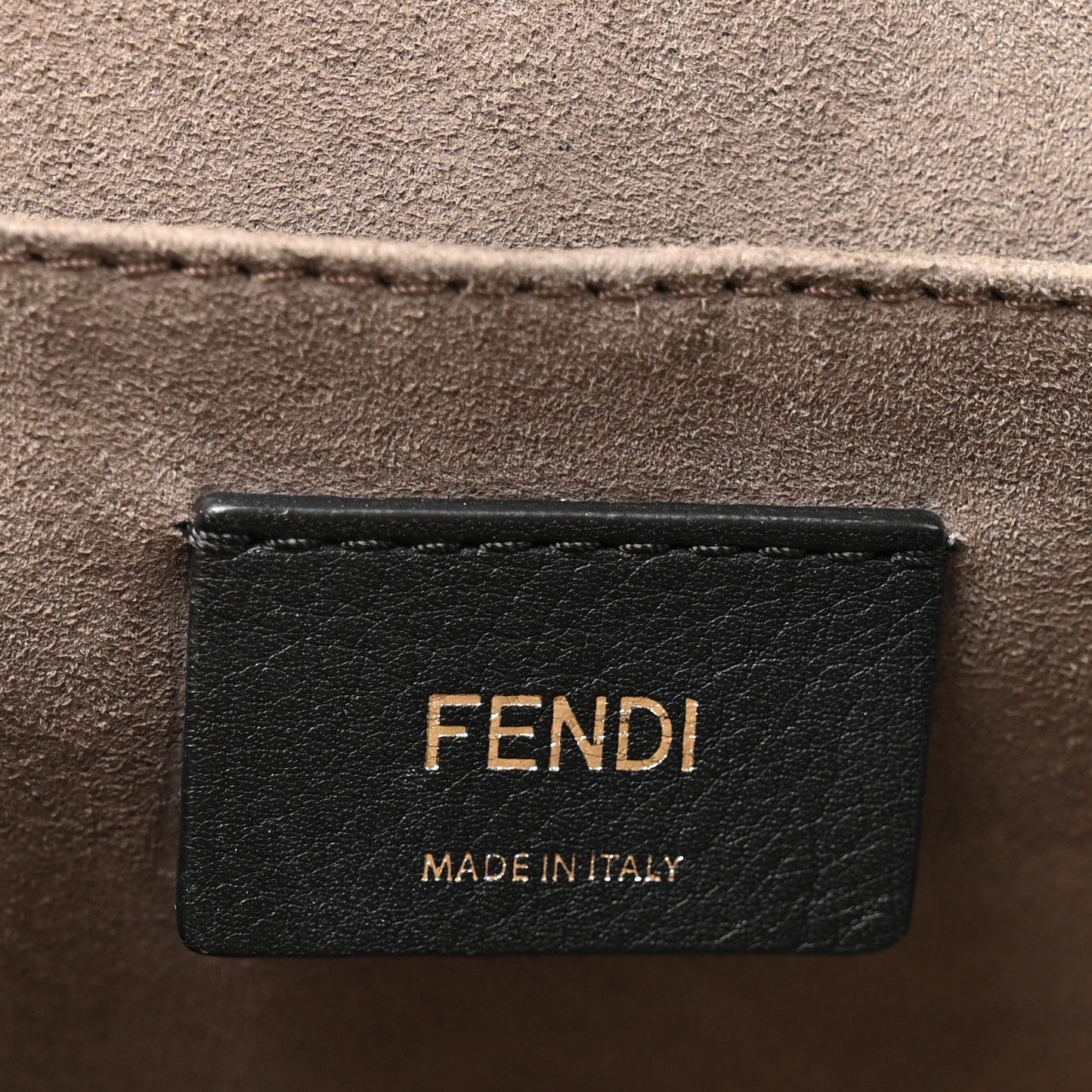 Fendi Vitello Century Opaco F is Fendi Kan I Shoulder Bag Blu Scuro