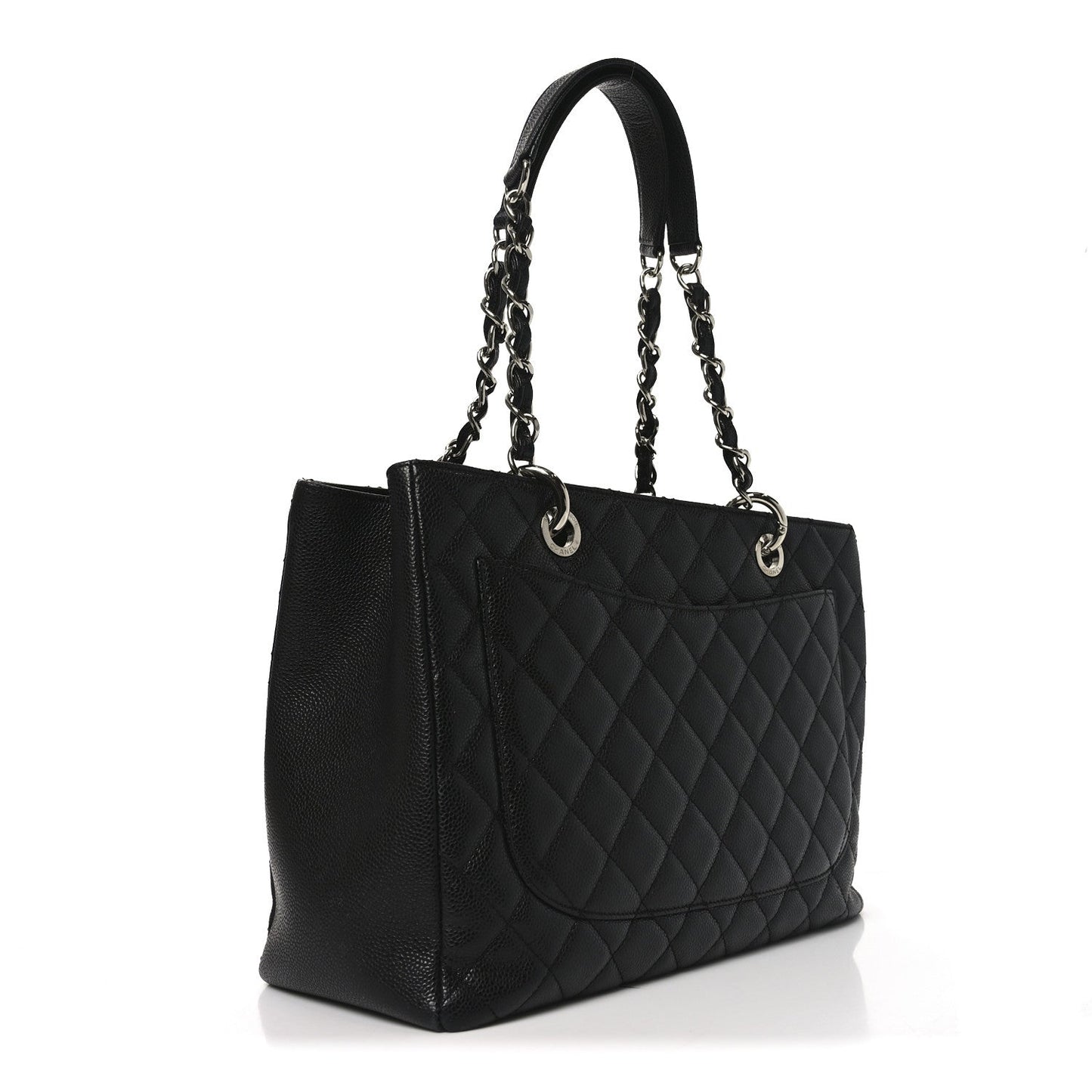 Chanel Caviar Quilted Grand Shopping Tote GST Black