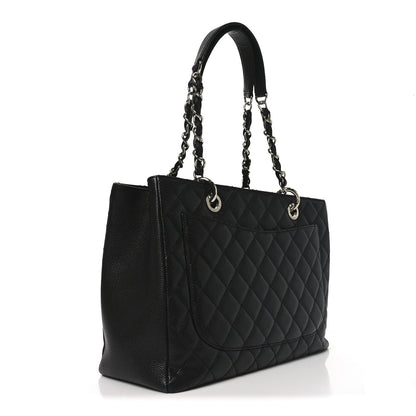 Chanel Caviar Quilted Grand Shopping Tote GST Black