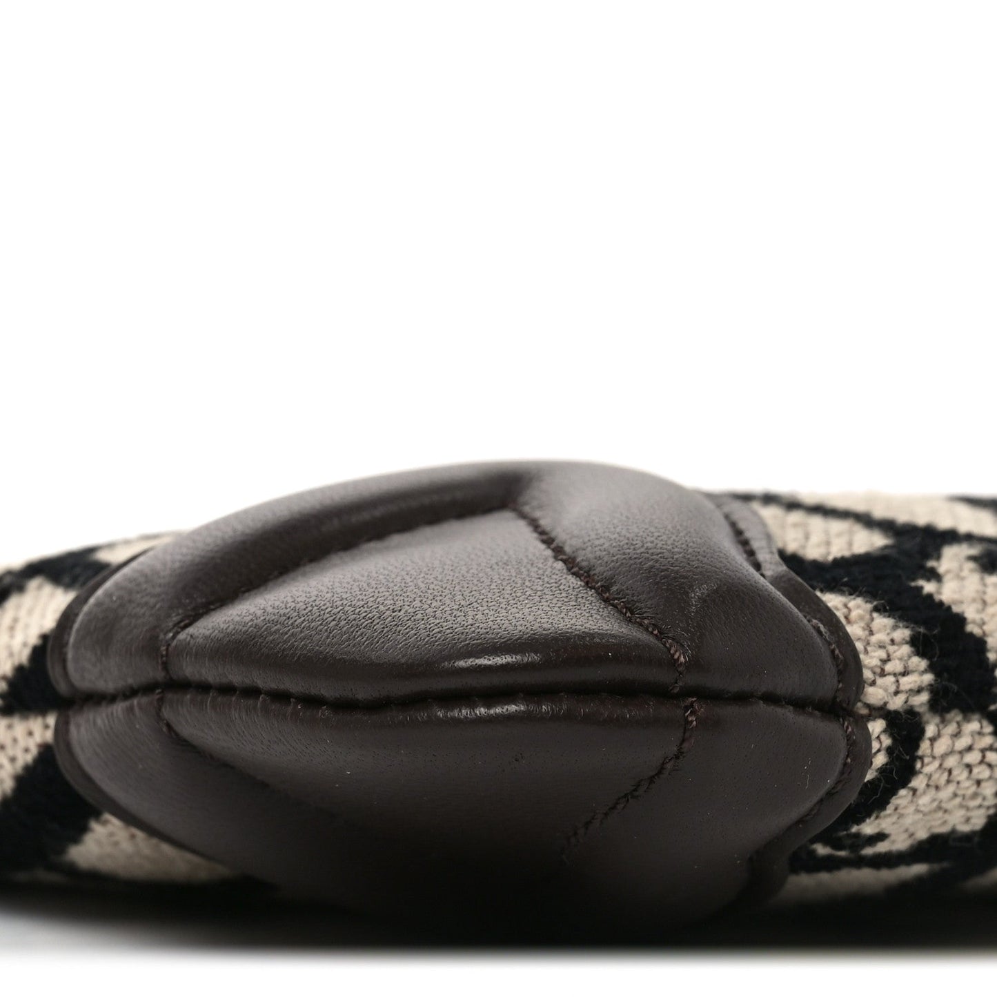 Valentino Garavani Toile Iconographe Pouch Naturale Black Fondant
