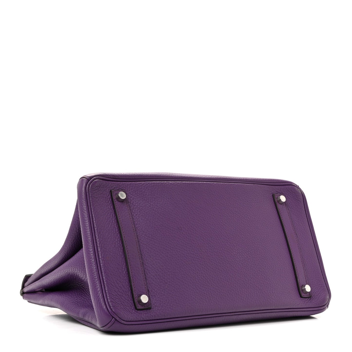 Hermes Taurillon Clemence Birkin 35 Ultraviolet