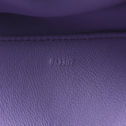 Loewe Lambskin Pleated Goya Puffer Bag Light Mauve