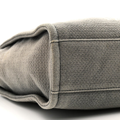 Chanel Canvas Mini Deauville Tote Dark Grey