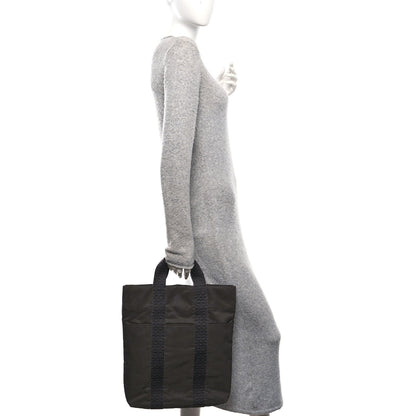 Hermes Canvas Herline Cabas Grey