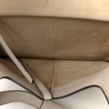 Celine Baby Grained Calfskin Medium Tri-Fold Bag Powder