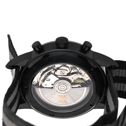 Tiffany DLC Stainless Steel Nylon 40mm CT60 Automatic Watch Black