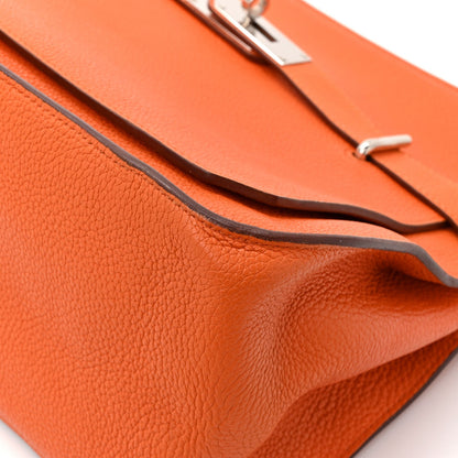 Hermes Taurillon Clemence Jypsiere 31 Orange