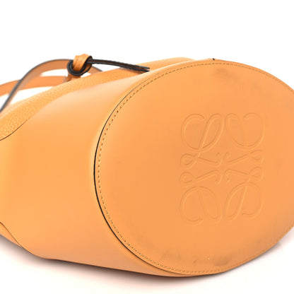 Loewe Grained Calfskin Medium Balloon Bag Saffron Yellow