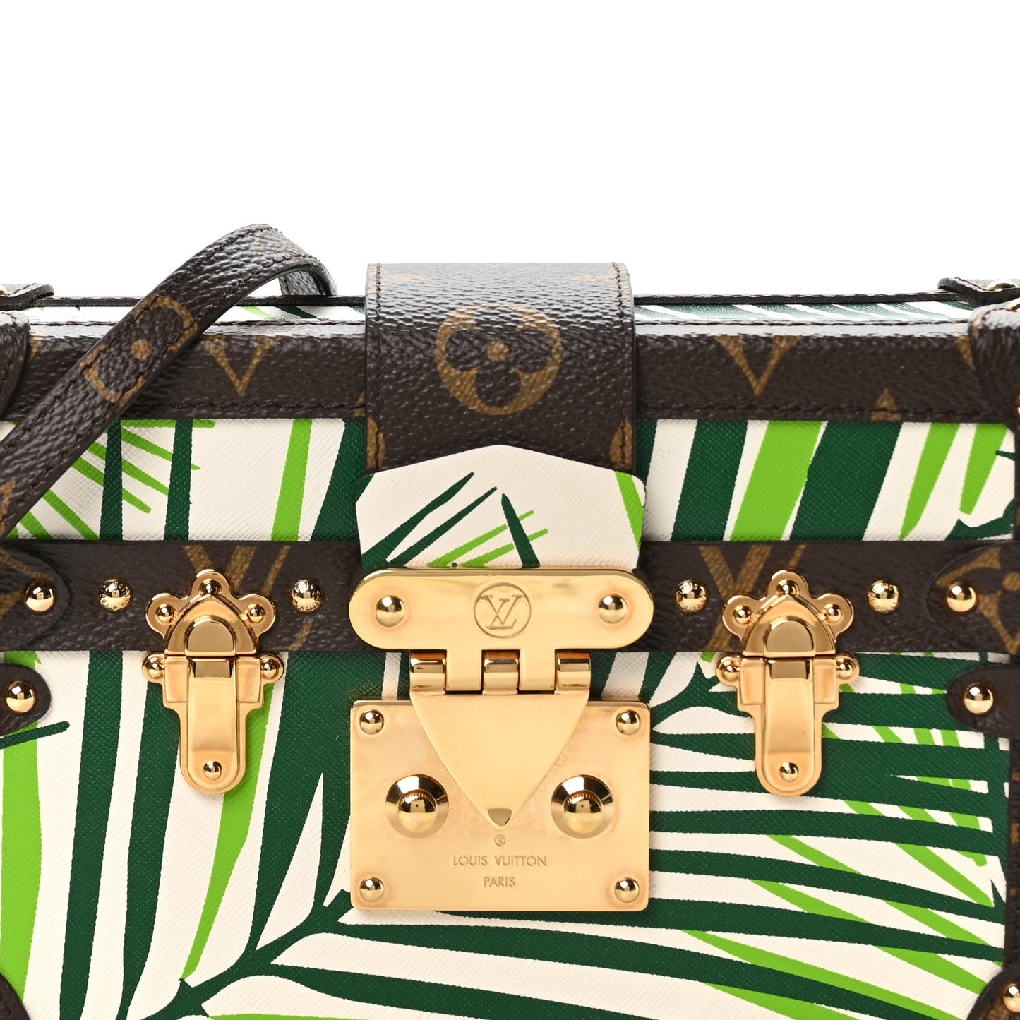 Louis Vuitton Monogram Palm Trees Print Petite Malle
