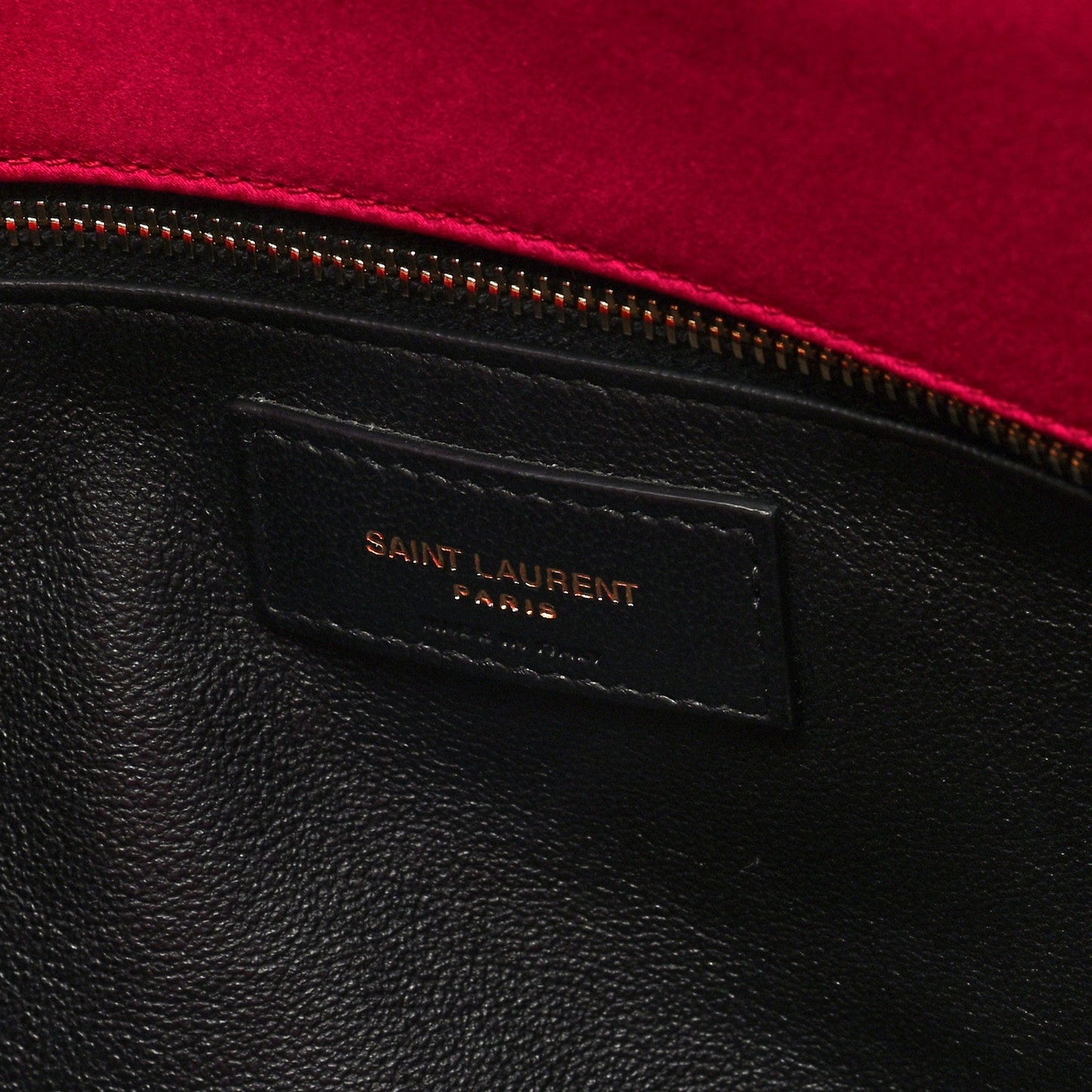 Saint Laurent Satin Quilted Sade Puffer Envelope Clutch Bubblegum