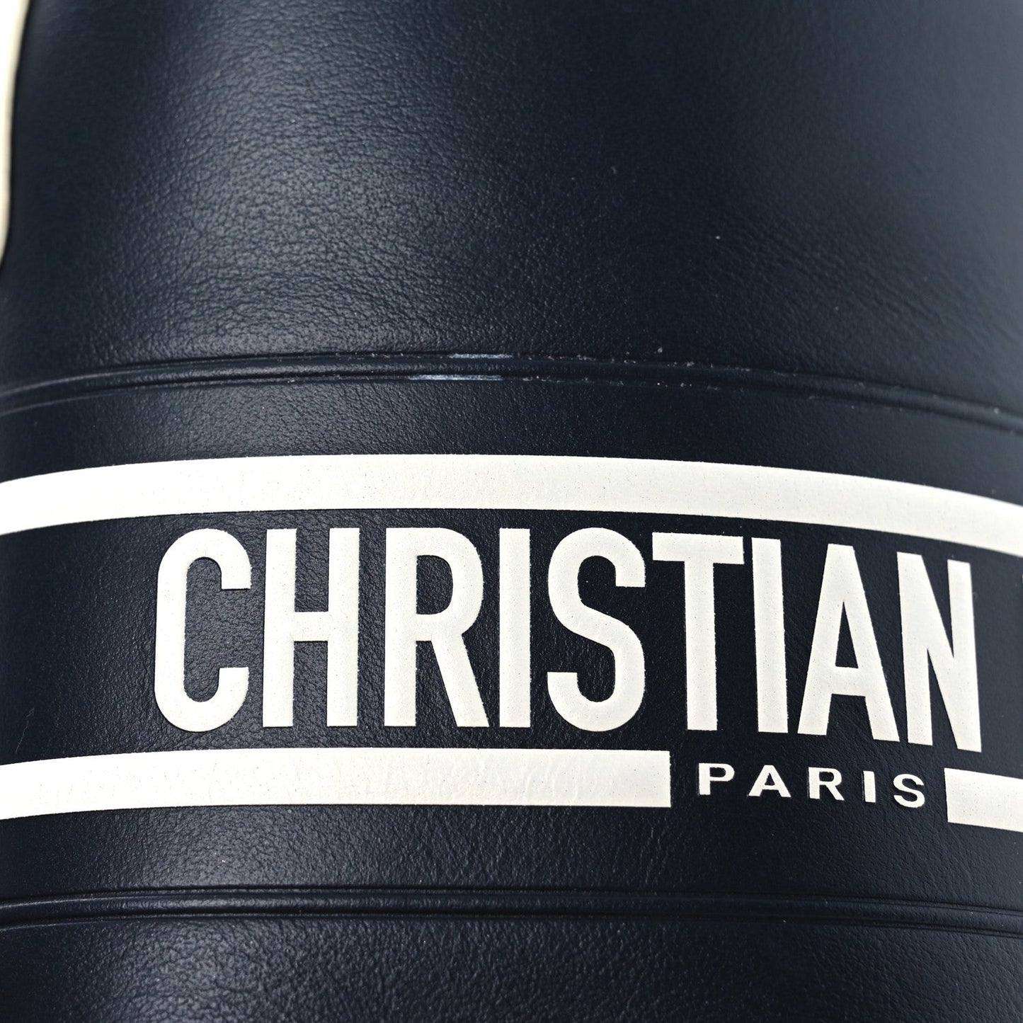 Christian Dior Calfskin Micro Dior Vibe Bucket Blue