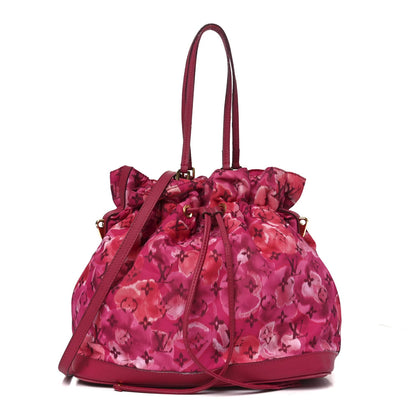 Louis Vuitton Nylon Monogram Ikat Noefull MM Rose Indien