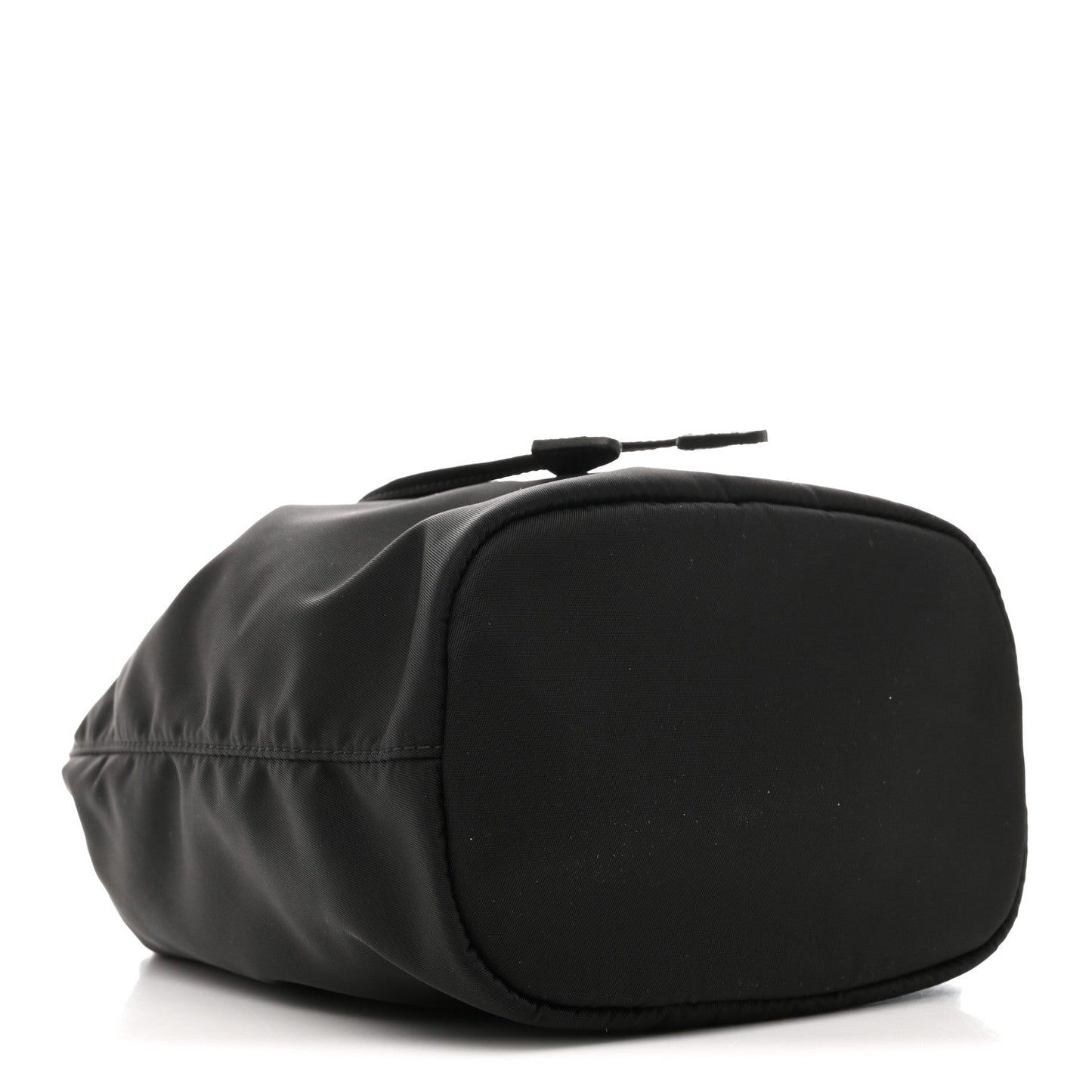 Prada Re-Nylon Vela Drawstring Wristlet Pouch Black