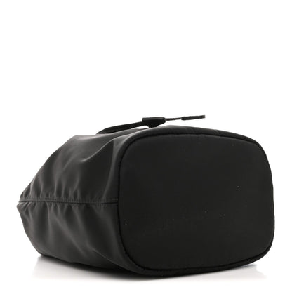 Prada Re-Nylon Vela Drawstring Wristlet Pouch Black