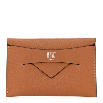 Moynat Taurillon Blush Envelope PP Camel