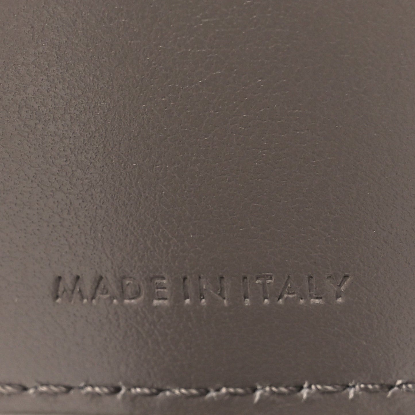 Celine Grained Calfskin Medium Multifunction Strap Wallet Pebble