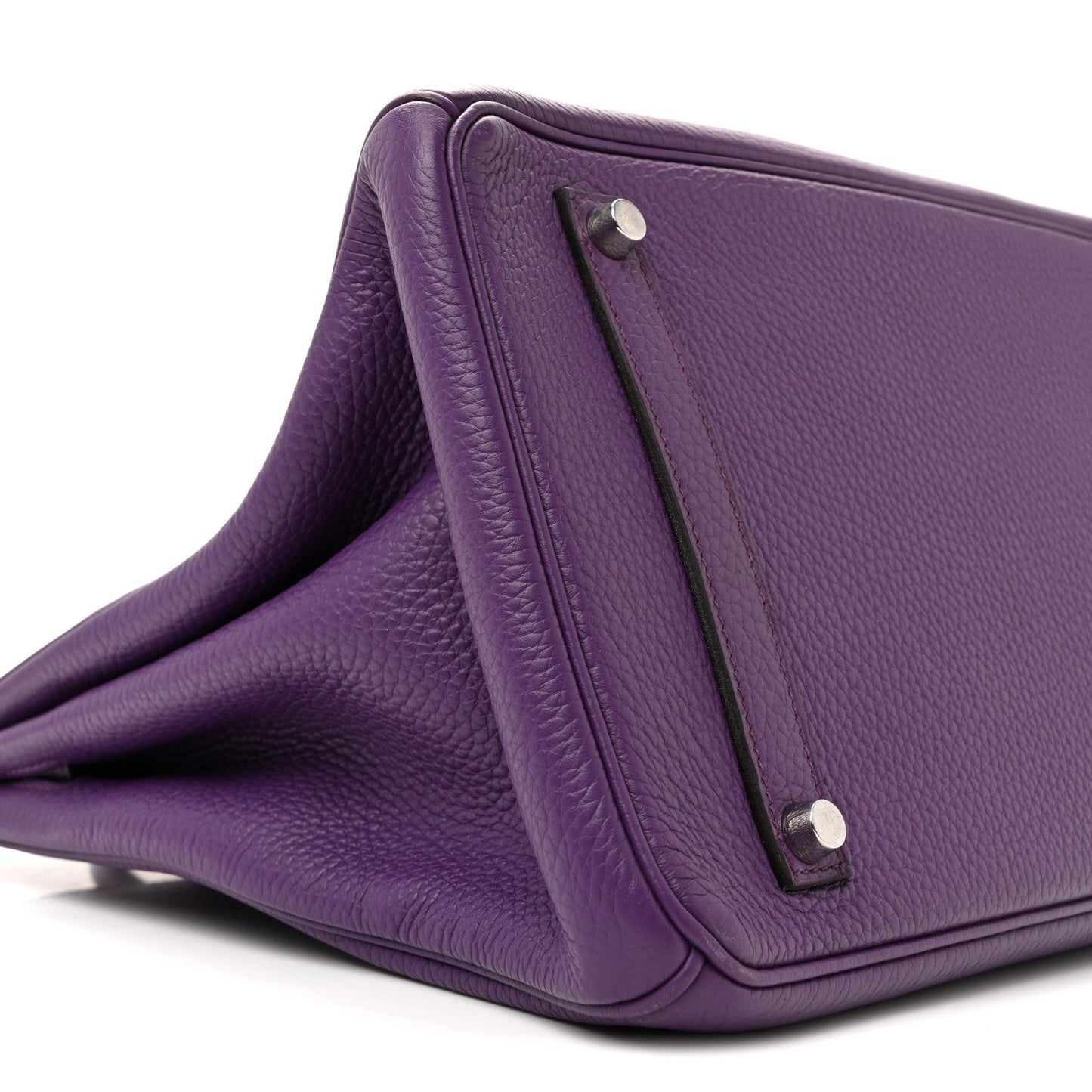 Hermes Taurillon Clemence Birkin 35 Ultraviolet