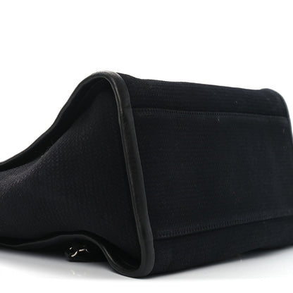 Chanel Canvas Medium Deauville Tote Black
