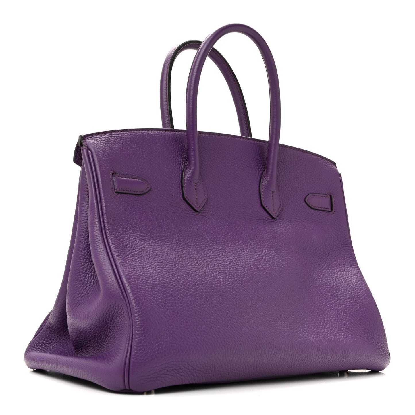 Hermes Taurillon Clemence Birkin 35 Ultraviolet