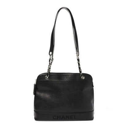 Chanel Caviar Shoulder Bag Black