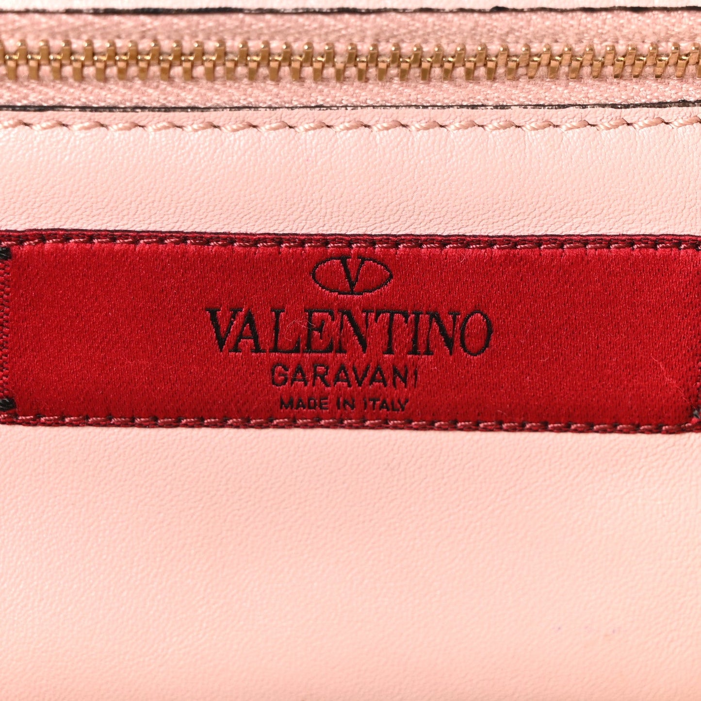 Valentino Garavani Vitello Mini Rockstud Tote Water Rose