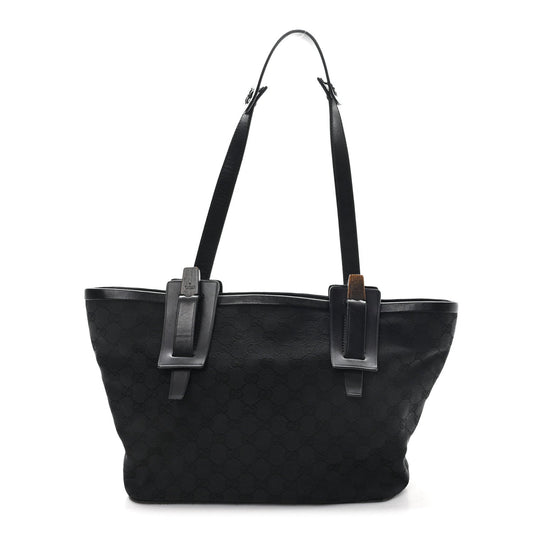Gucci Canvas Monogram Tote Black