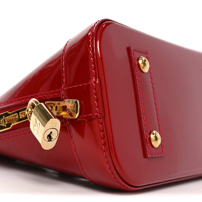 Louis Vuitton Vernis Alma BB Rose Indien