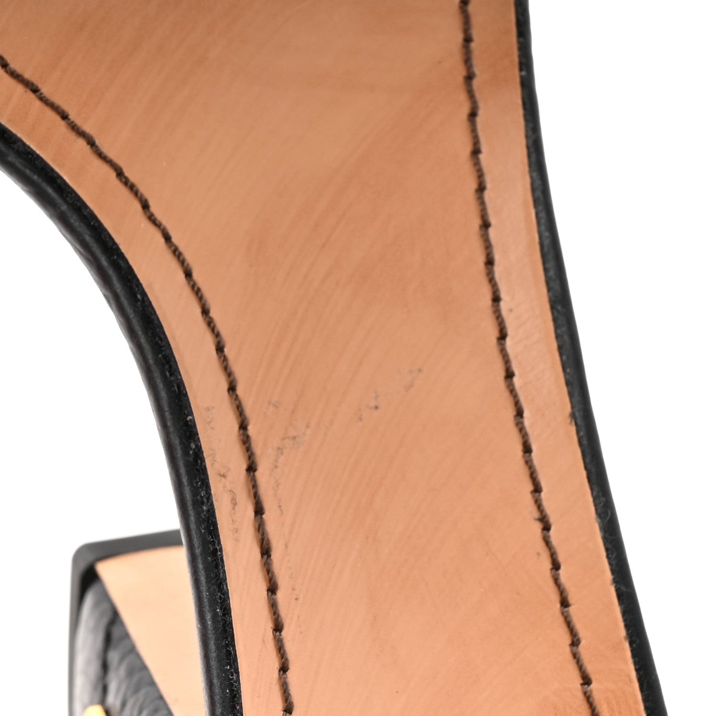 Valentino Garavani Grained Calfskin Roman Stud Ankle Strap 75mm Sandals 37 Black