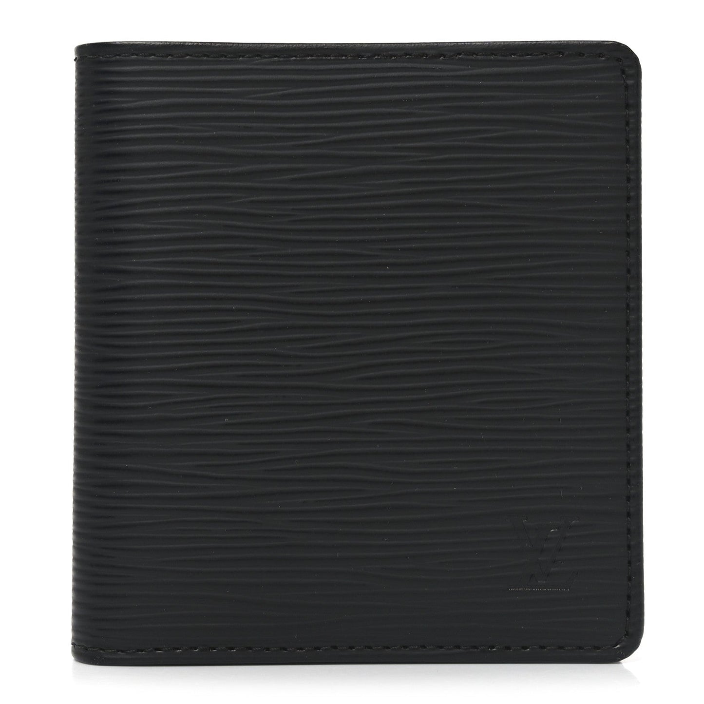 Louis Vuitton Epi 6 Card Billfold Wallet Black