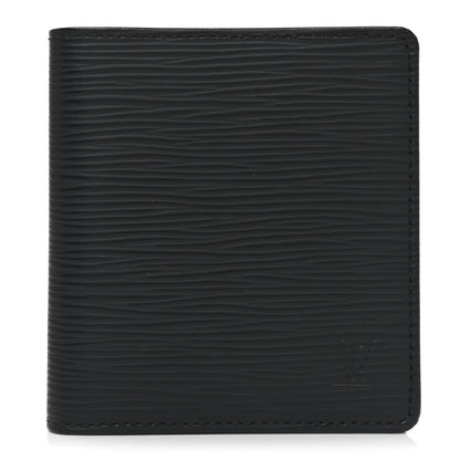 Louis Vuitton Epi 6 Card Billfold Wallet Black