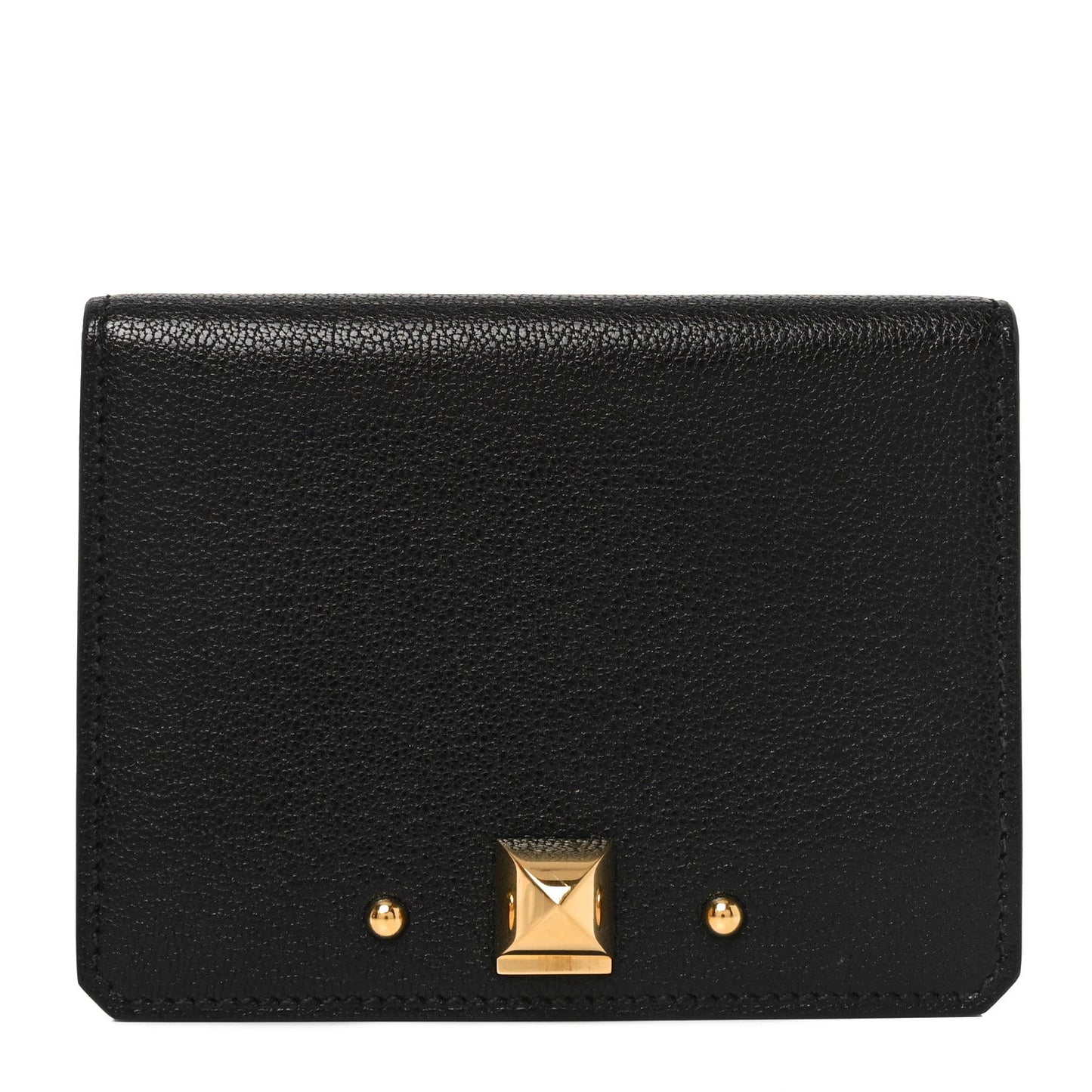 Hermes Chevre Mysore Medor Card Holder Black