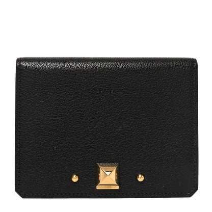 Hermes Chevre Mysore Medor Card Holder Black