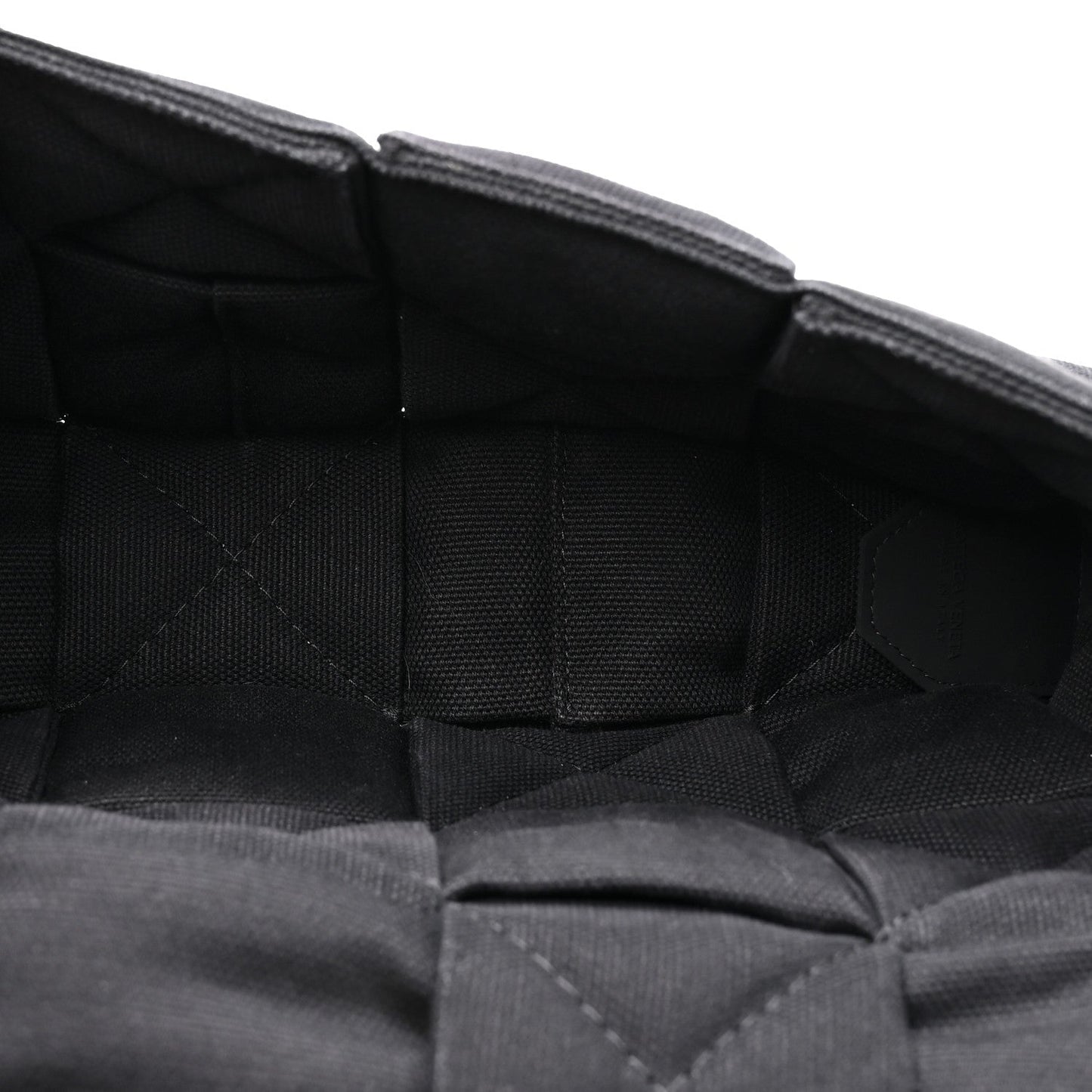 Bottega Veneta Denim Maxi Intrecciato Padded Tech Cassette Bag Black