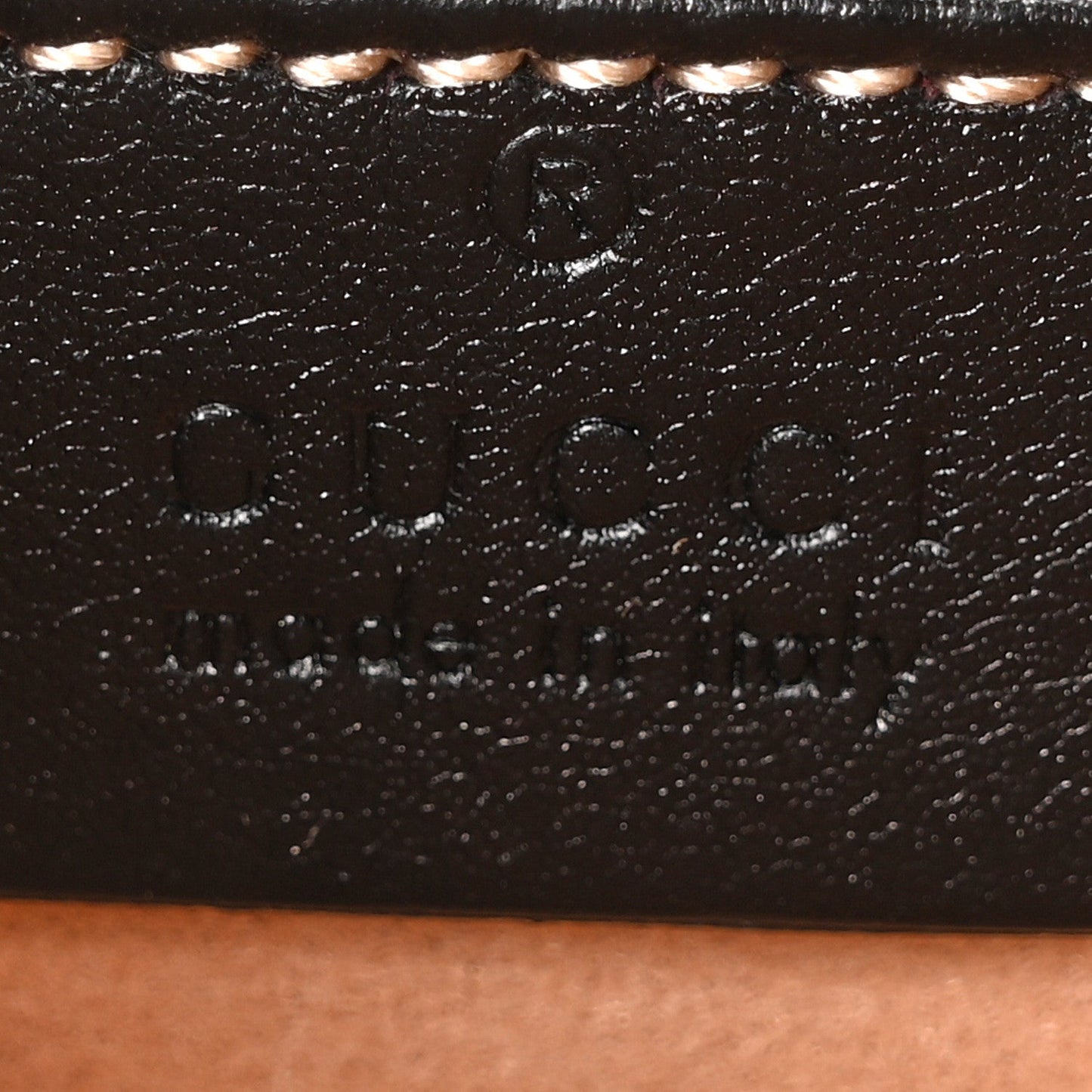 Gucci Guccissima Small Padlock Shoulder Bag Black