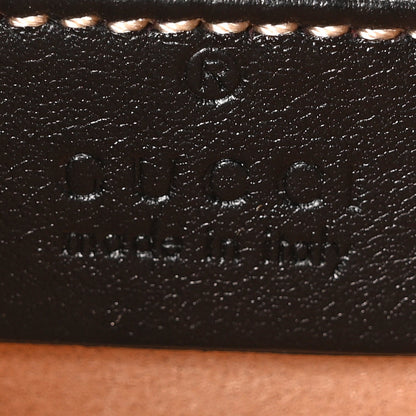 Gucci Guccissima Small Padlock Shoulder Bag Black