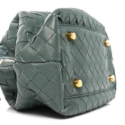 Bottega Veneta Nappa Intrecciato Bauletto Slate