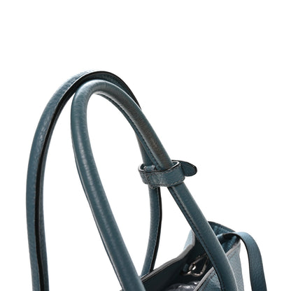 Prada Vitello Phenix Shopping Tote Marine