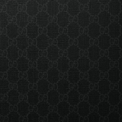 Gucci GG Supreme Monogram Large Four Wheel Suitcase Black Grey