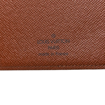 Louis Vuitton Monogram Checkbook Holder Case Wallet