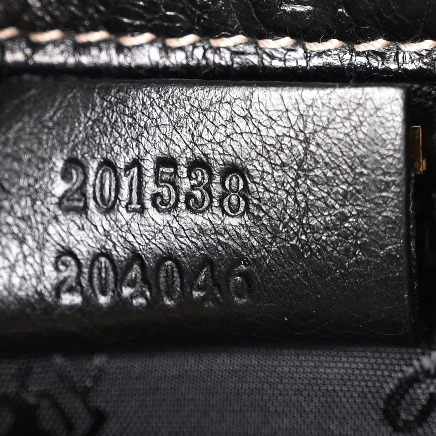 Gucci Guccissima Small Flat Messenger Bag Black
