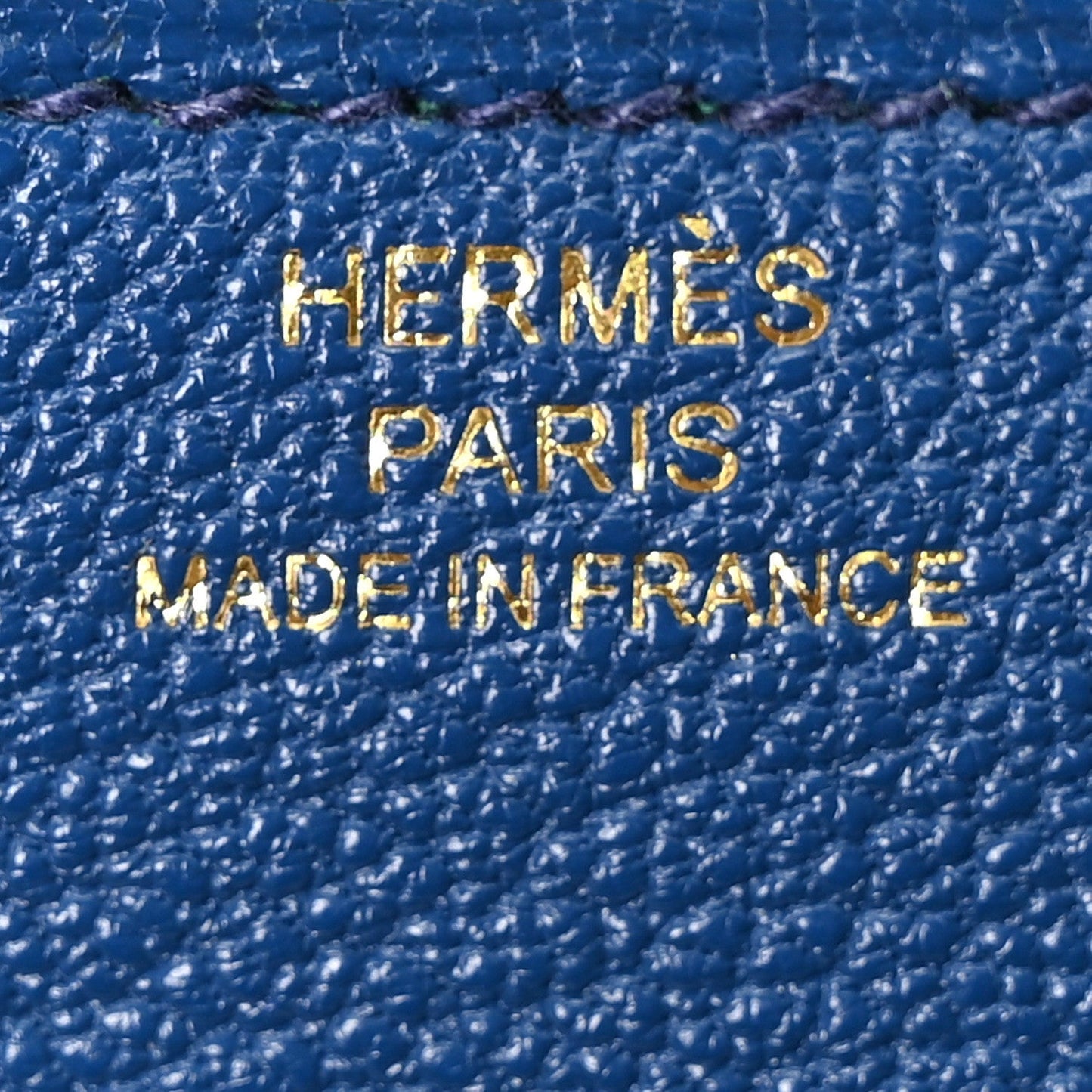 Hermes Chevre Mysore Verso Constance 18 Blue Saphir Menthe