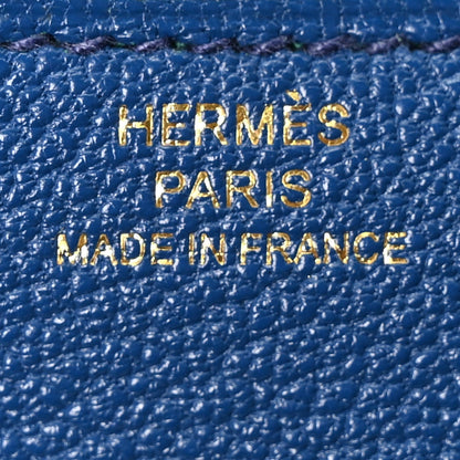 Hermes Chevre Mysore Verso Constance 18 Blue Saphir Menthe