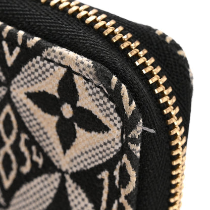 Louis Vuitton Jacquard Since 1854 Zippy Coin Purse Grey